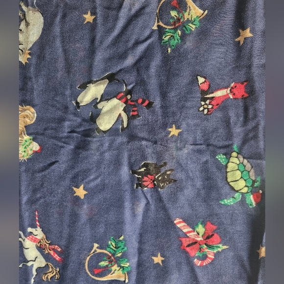 NWT VERA BRADLEY Holiday "Snow Globe" Motif Soft Fringe Scarf - Picture 11 of 12